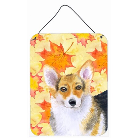 Carolines Treasures Pembroke Corgi Fall Wall or Door Hanging Prints BB9903DS1216